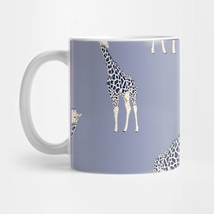 Lilac Giraffes Mug